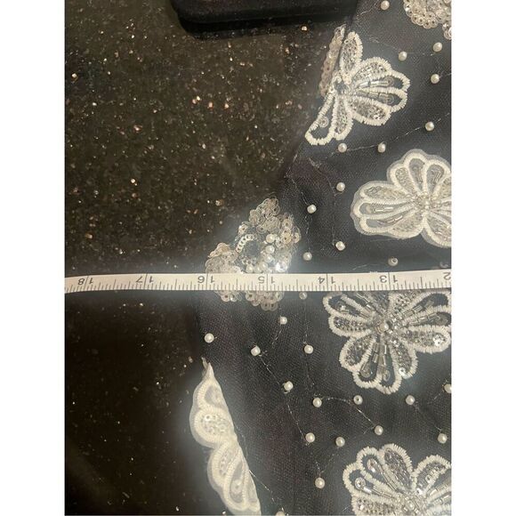 Elliatt Jessamine Flare Black/White Cocktail Minidress Holidays Xmas S NWT$365 - Picture 7 of 8